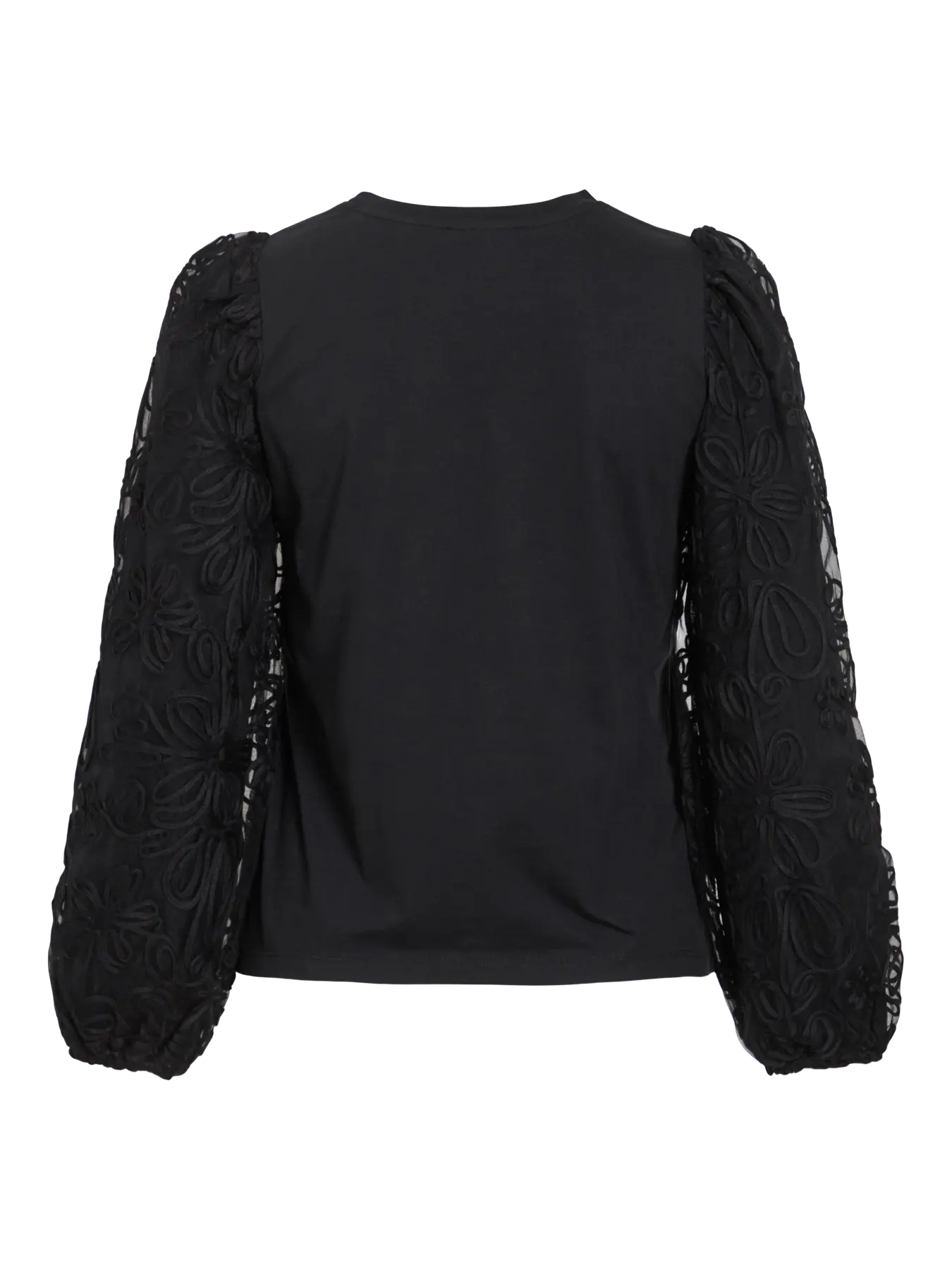 VISIMONIA O-NECK L/S-svart