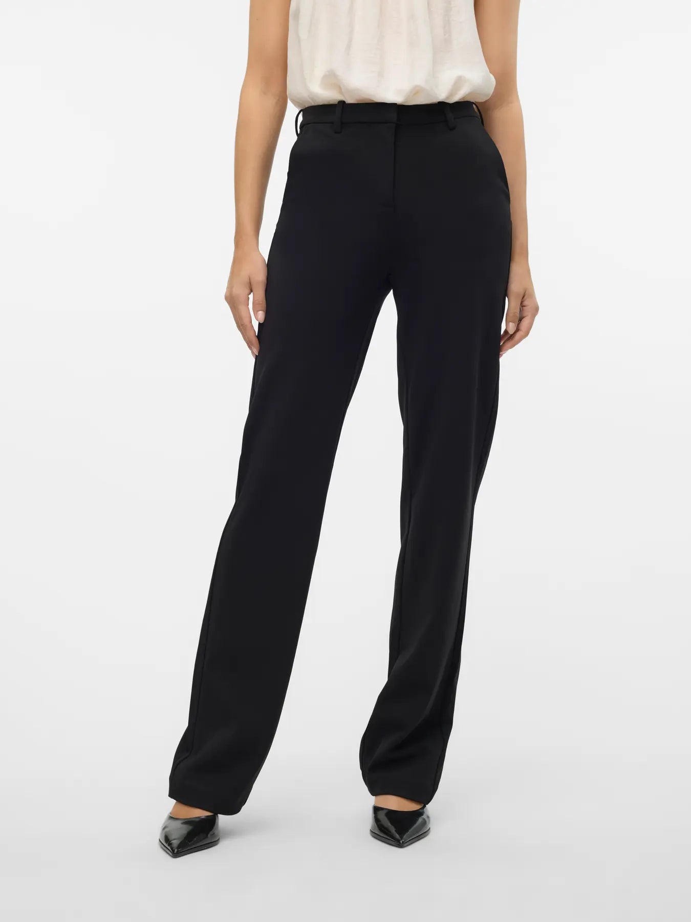 VMZAMIRA MW SLIM STRAIGHT PANT NOOS - svart