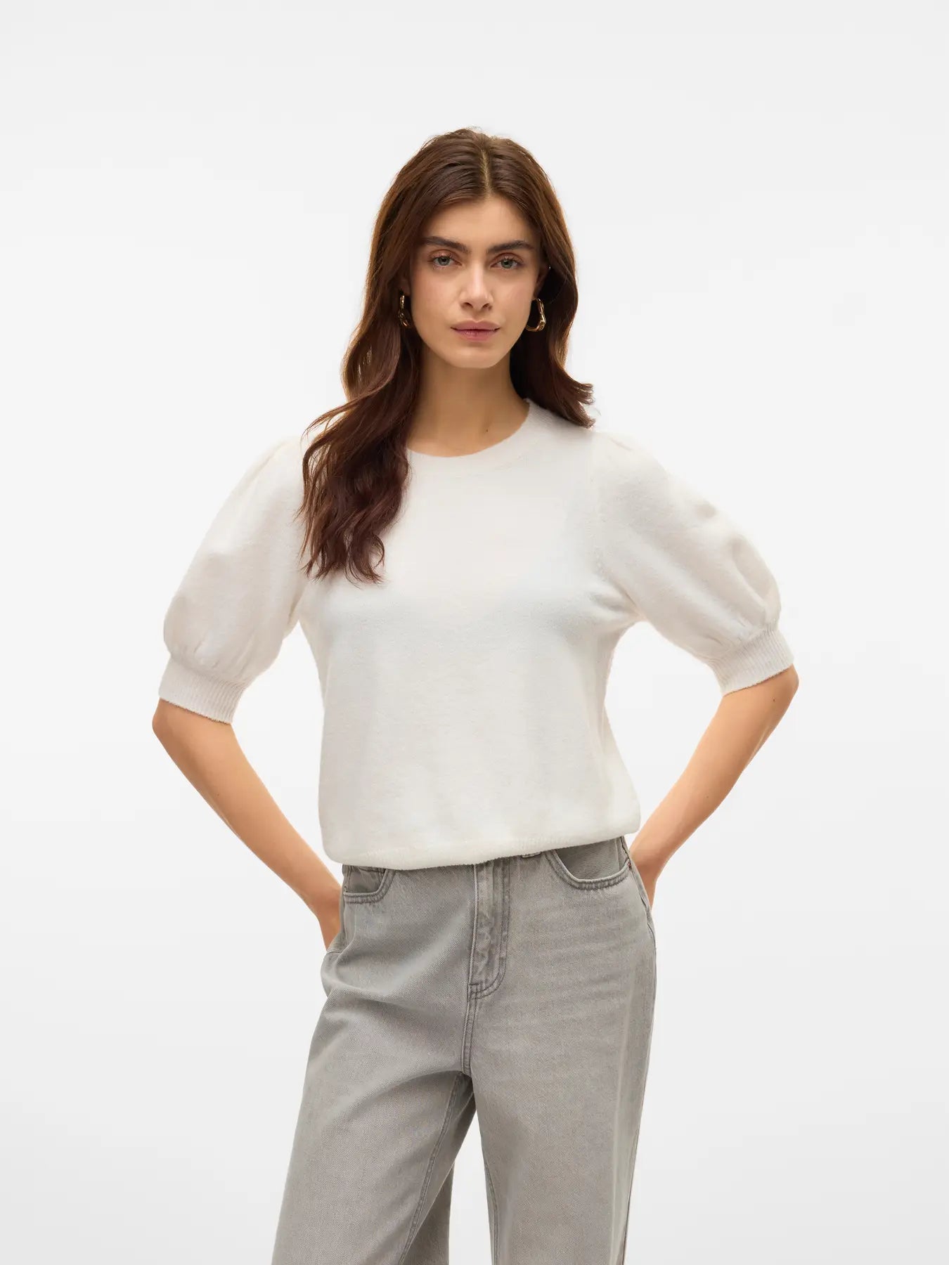VMDOFFY 2/4 O-NECK PULLOVER-vit