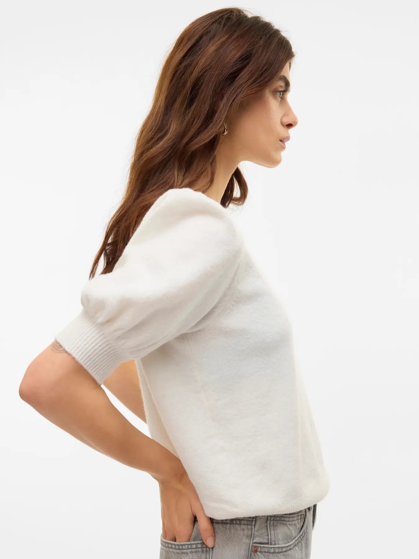 VMDOFFY 2/4 O-NECK PULLOVER-vit