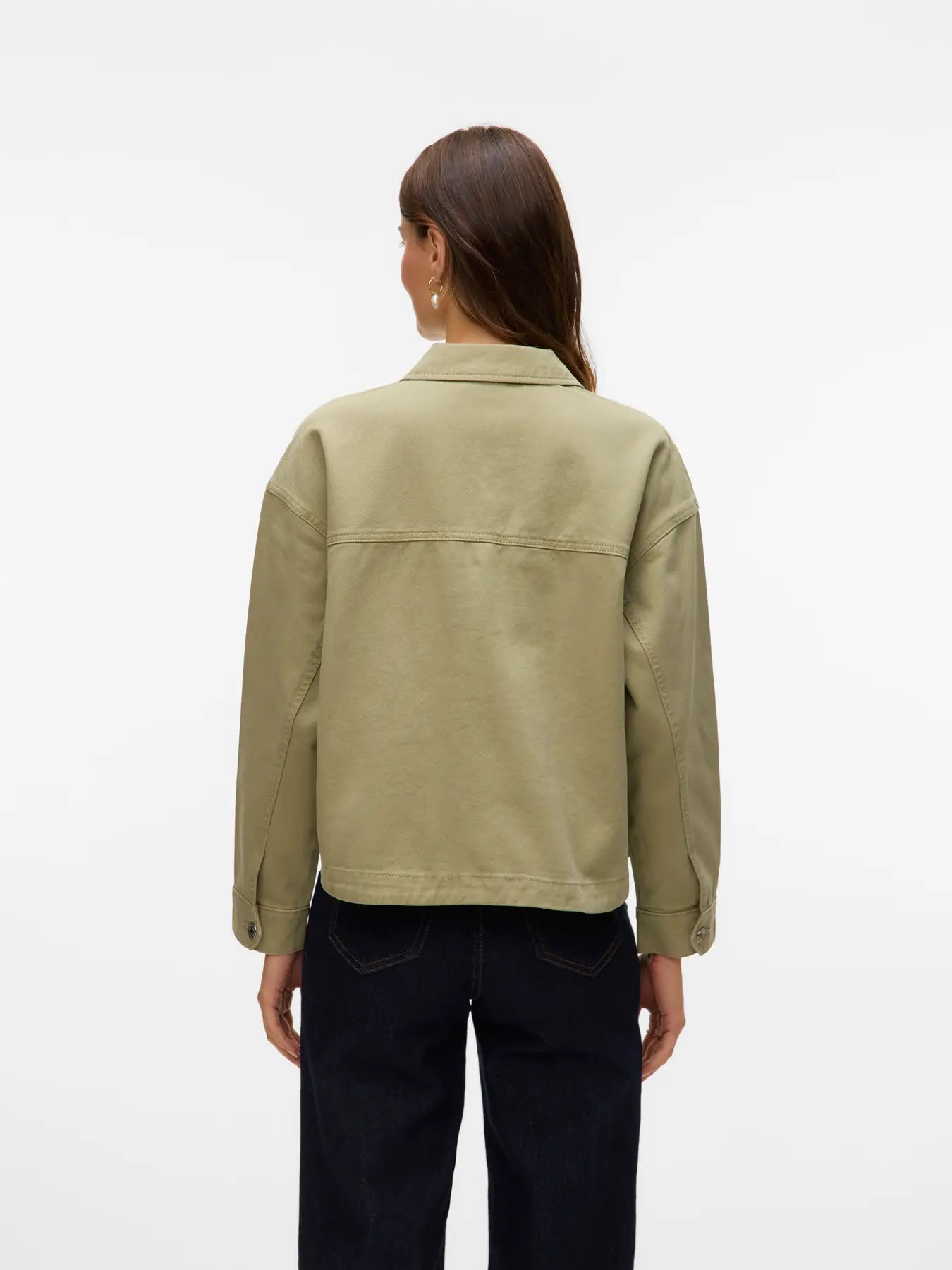 VMJAMIE LS DENIM SHACKET- LAUREL WRETH