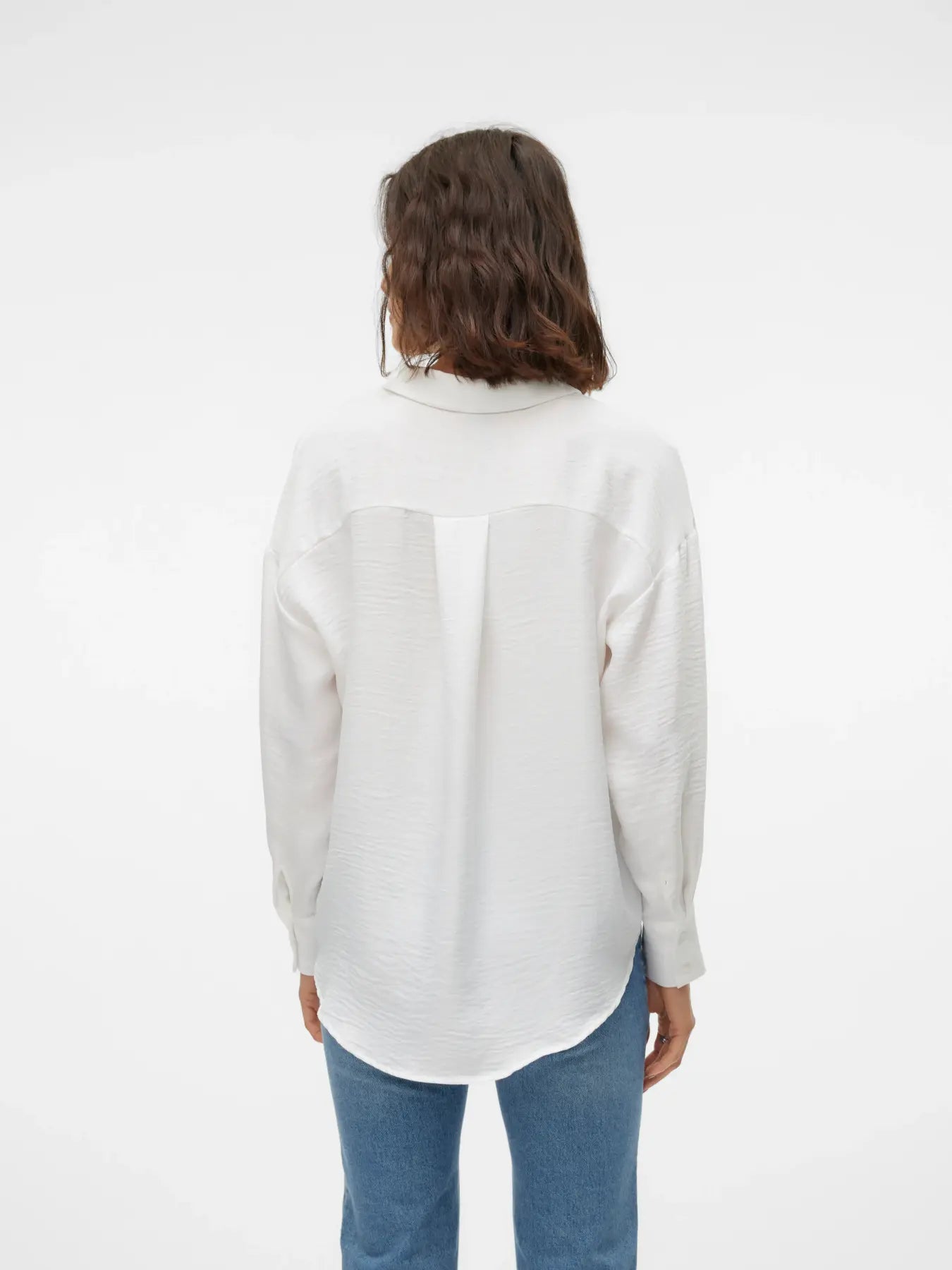 VMMELANEY QUEENY LS SHIRT WVN NOOS-white