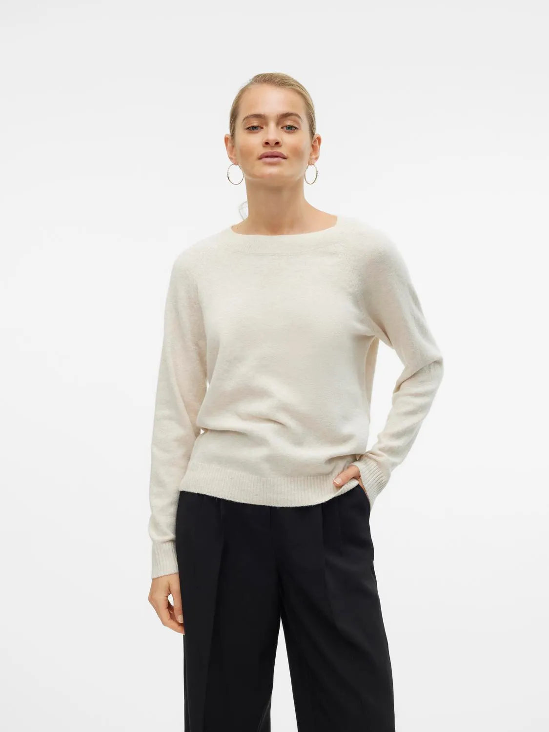 VMDOFFY LS O-NECK - White