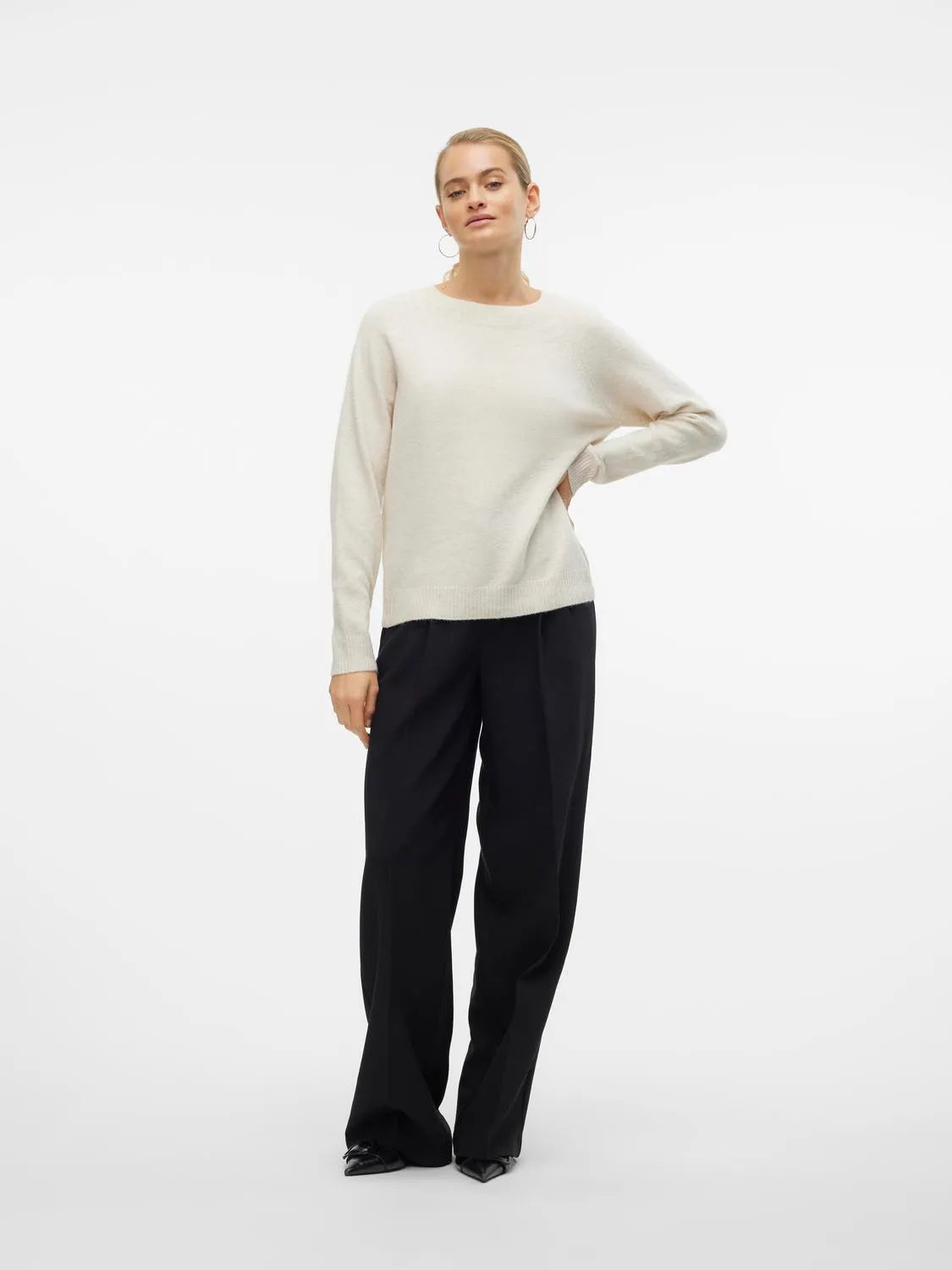VMDOFFY LS O-NECK - White