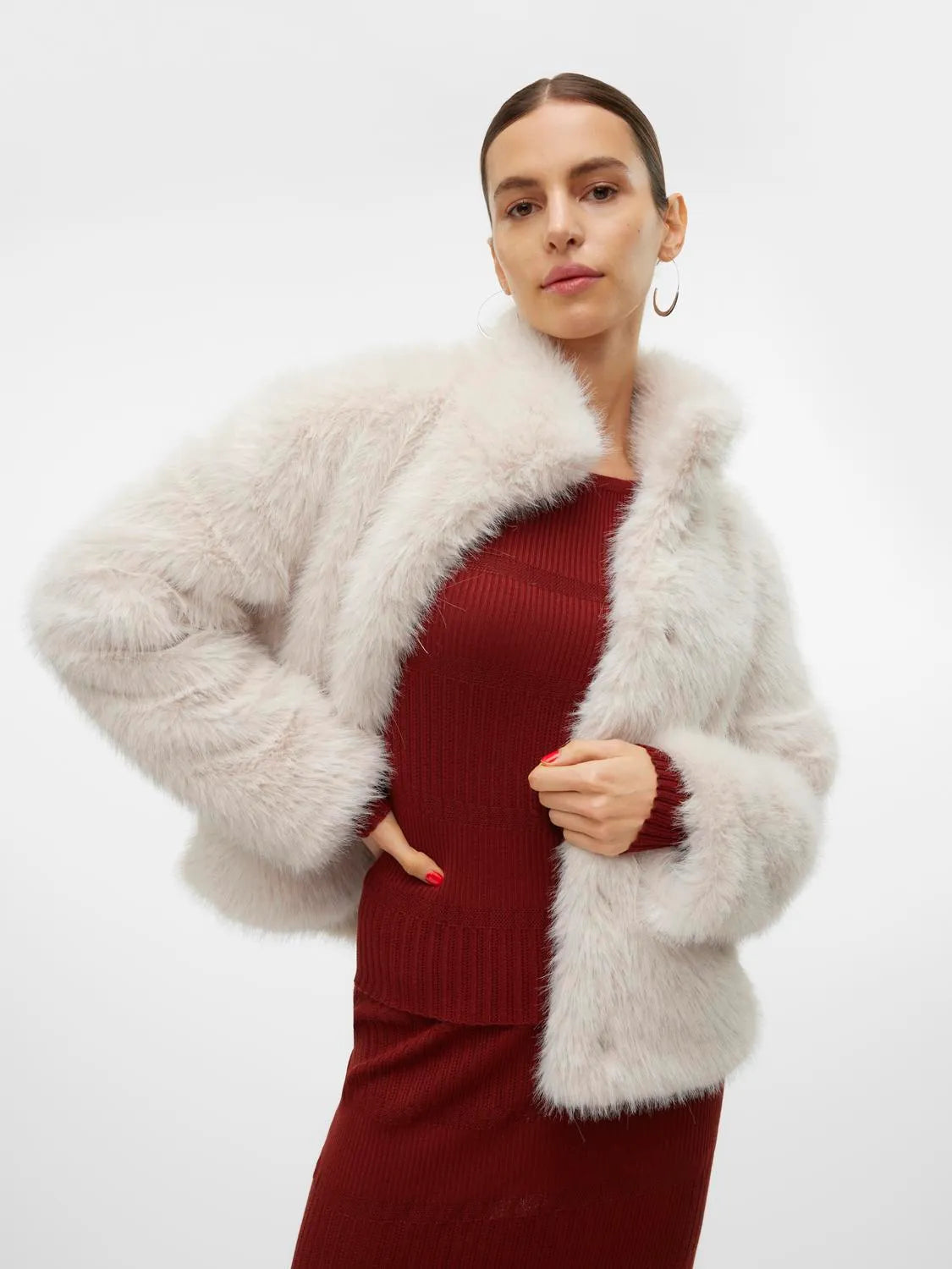 VMMONROE SHORT JACKET-oatmeal