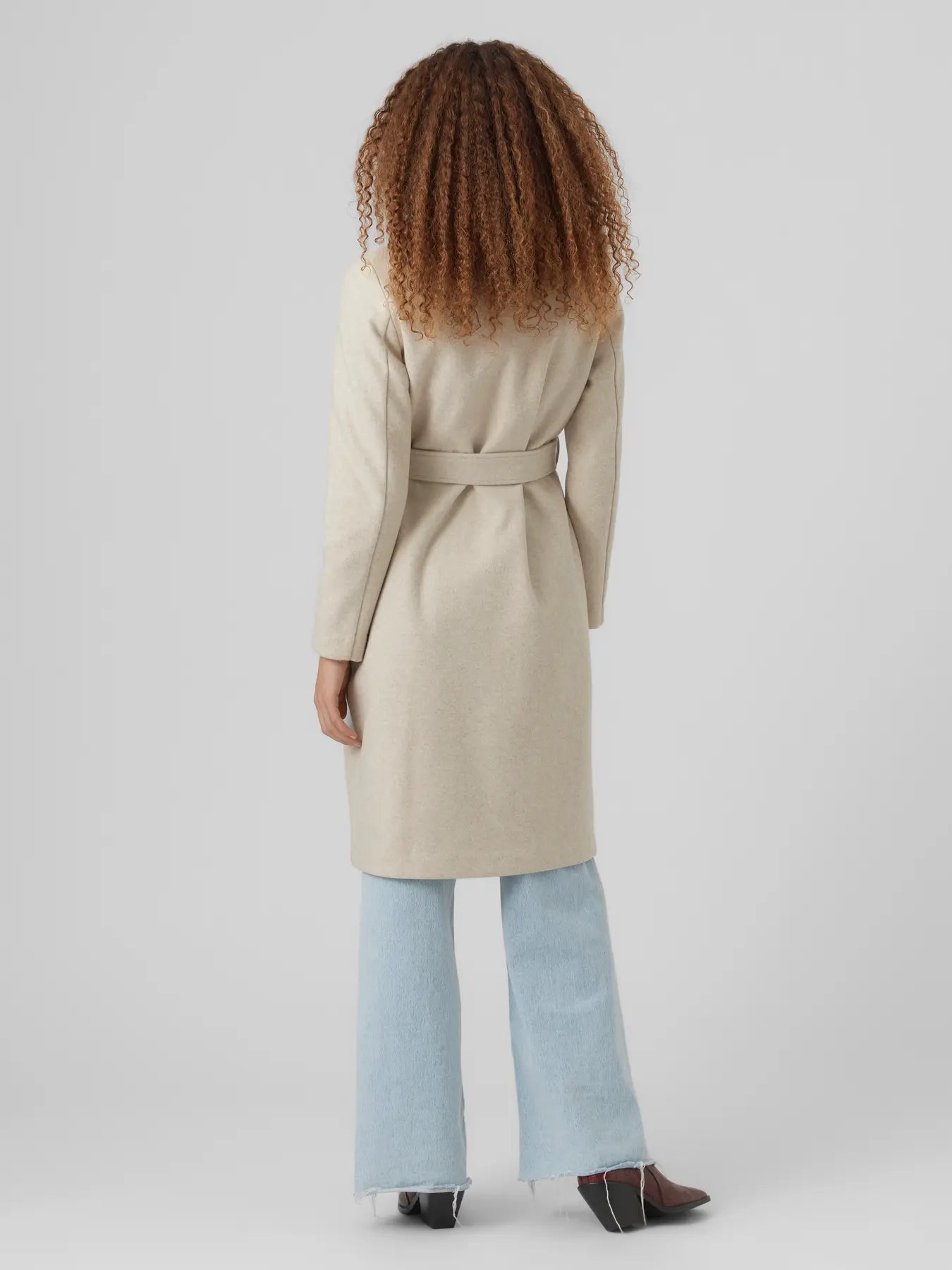 VMFORTUNEAYA LONG COAT-OATMEAL MELANGE