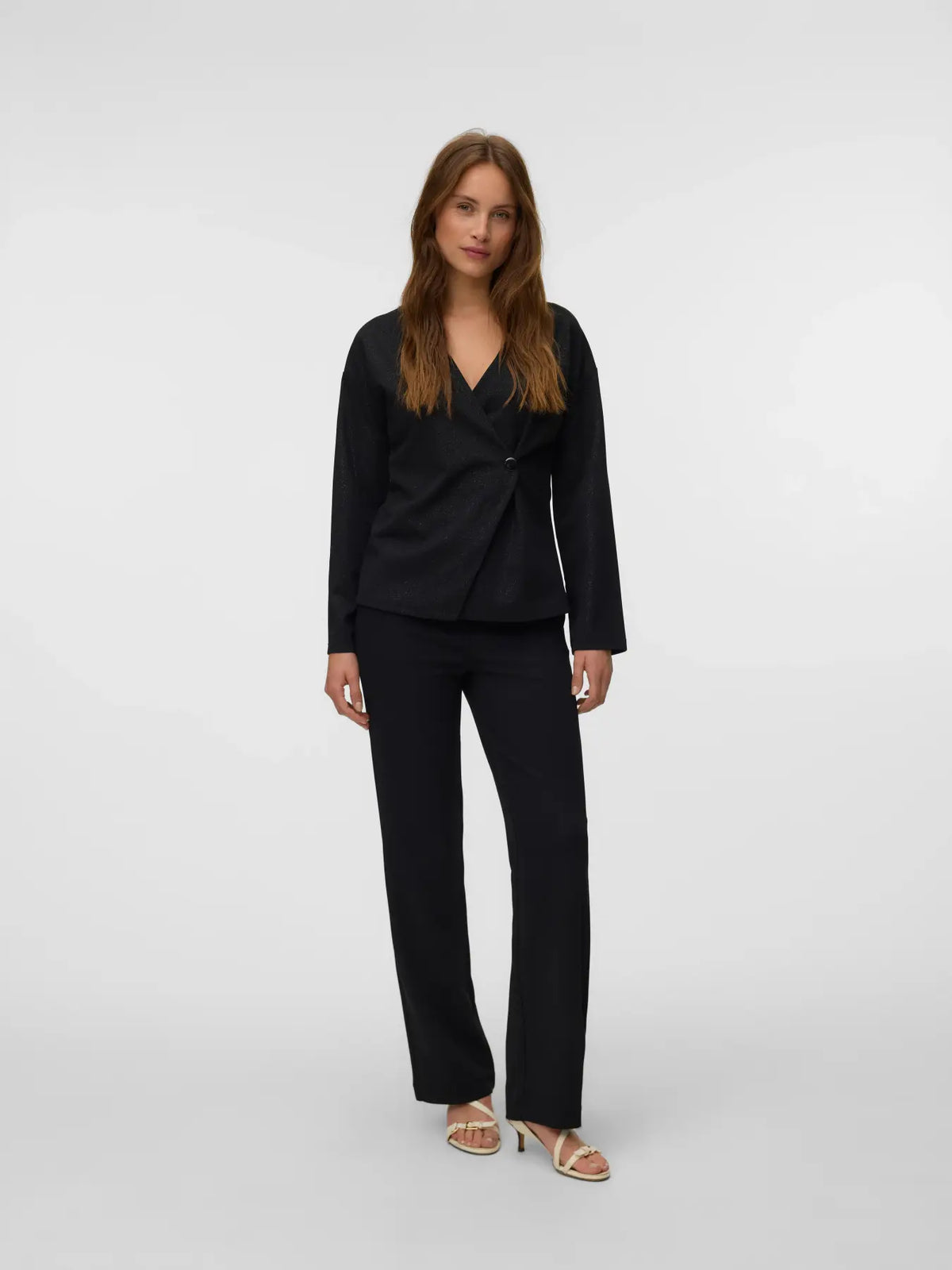 VMZAMIRA MW SLIM STRAIGHT PANT-GLITTER