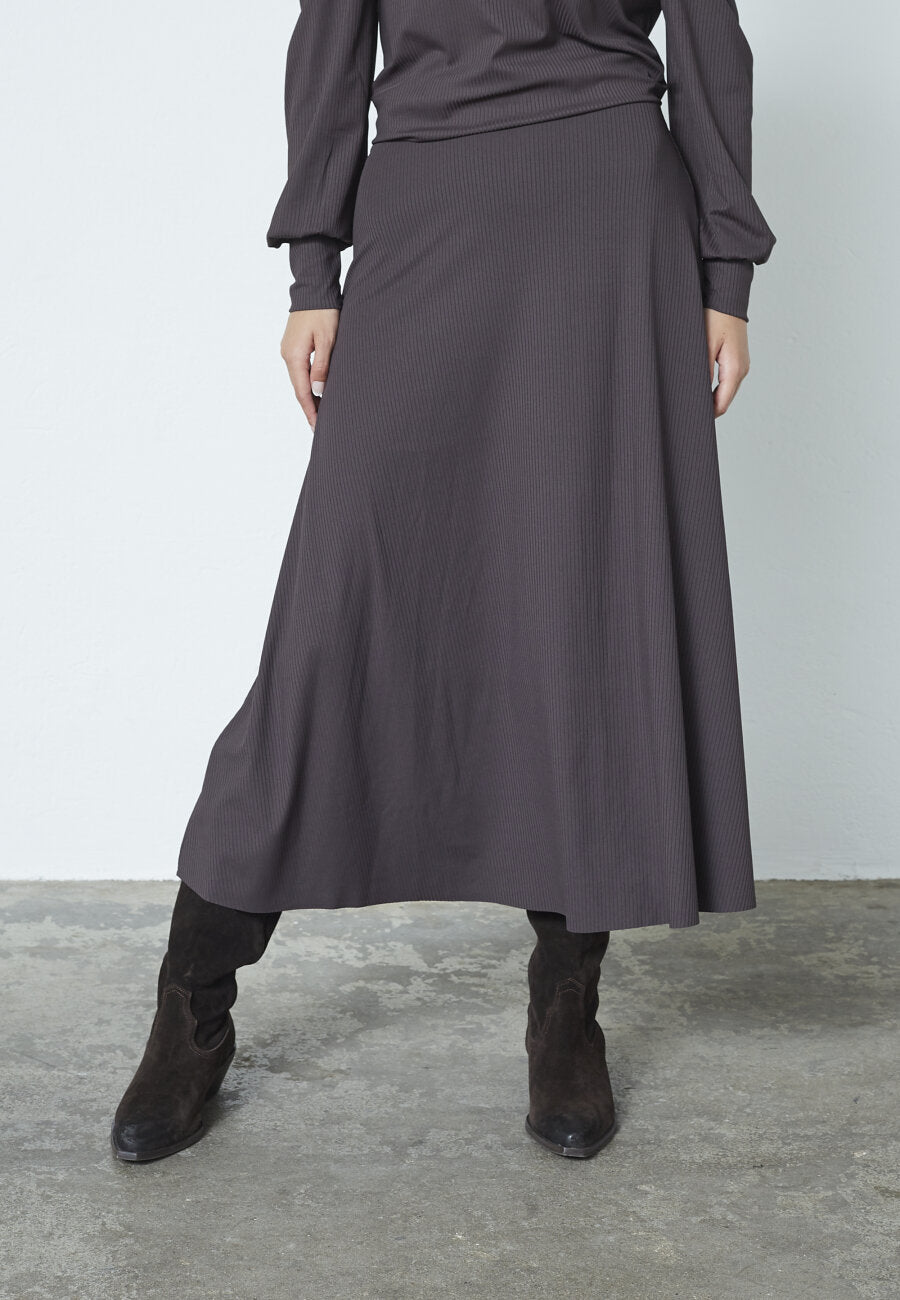 Vya-skirt brun