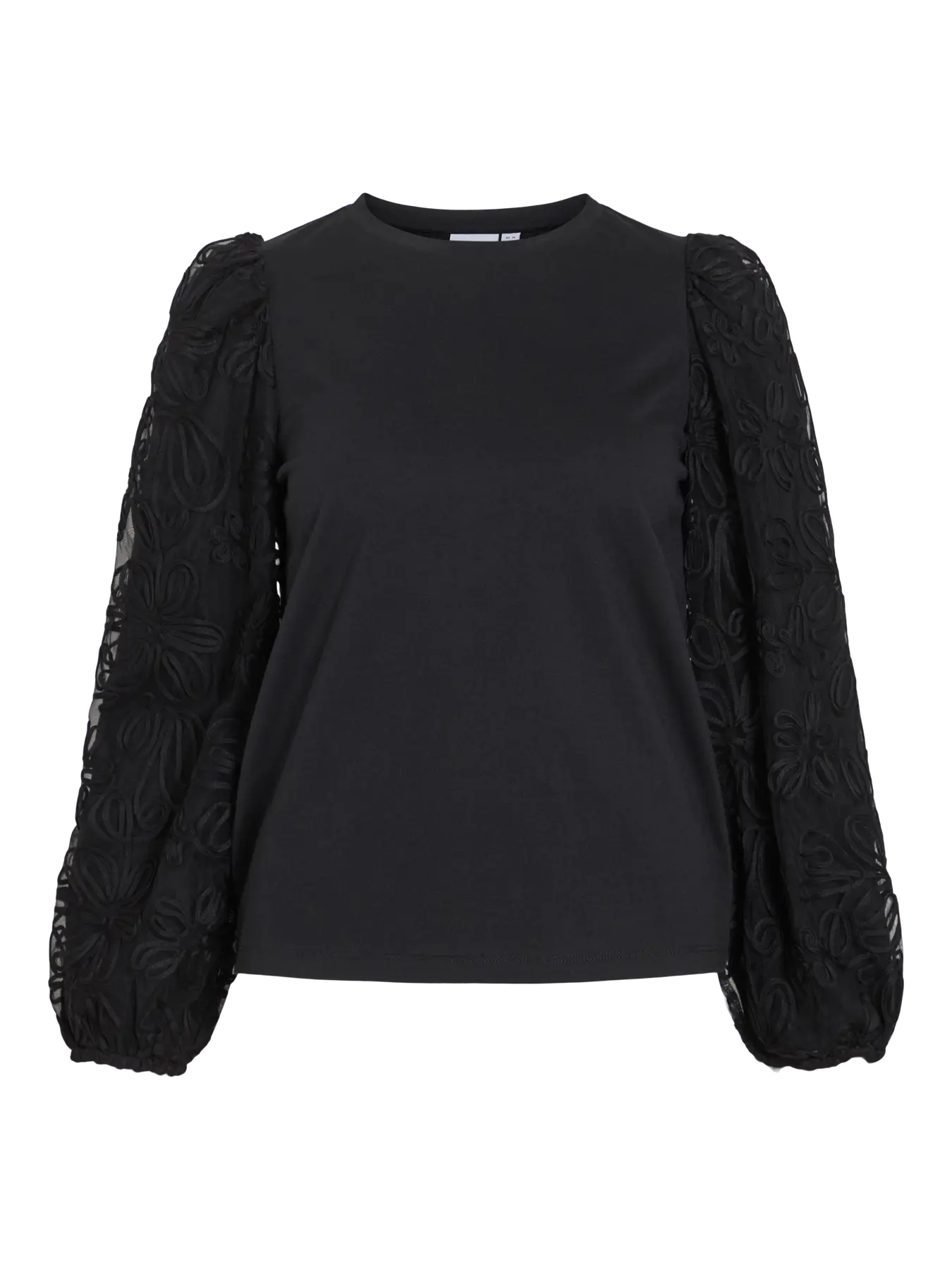 VISIMONIA O-NECK L/S-svart