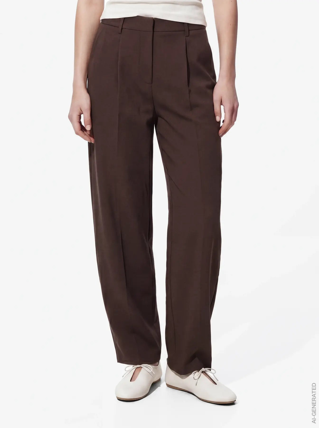 PCBOSELLA MW BARREL PANT NOOS BC-Brun