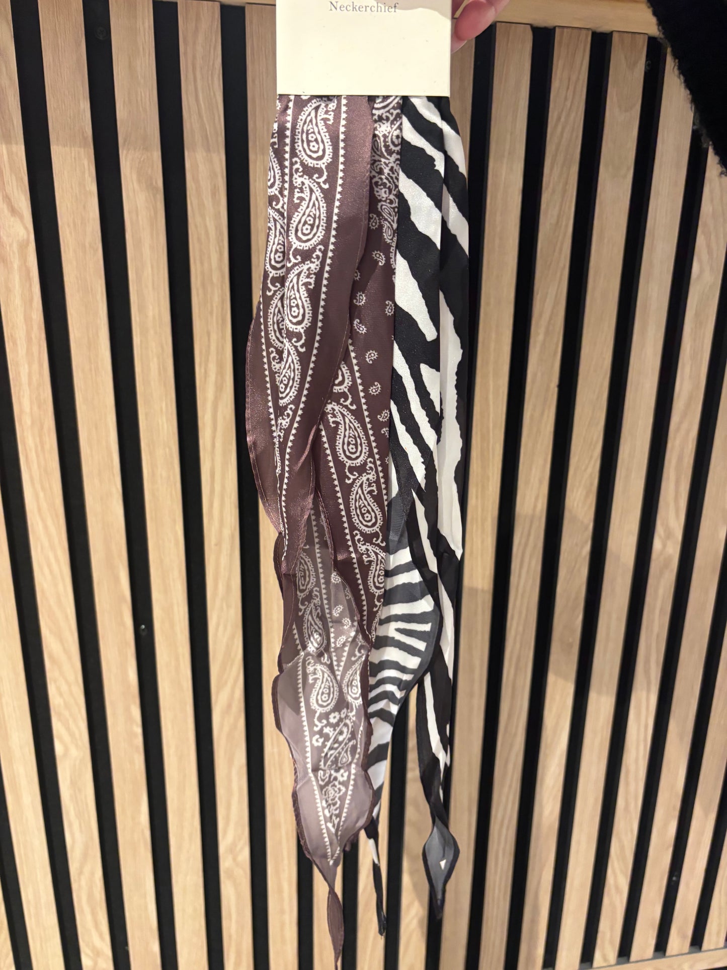 Scarf 2in1 zebra