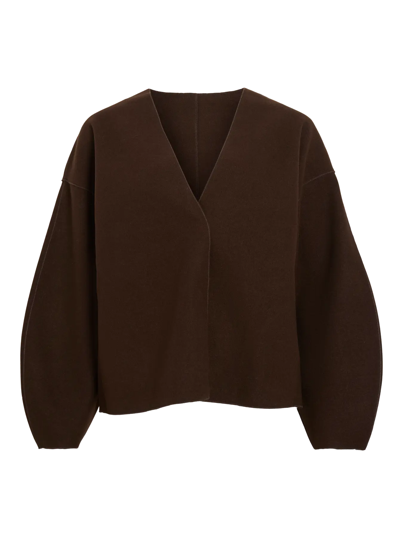 VIJUICE LOOSE L/S JACKET - COFEE BEAN