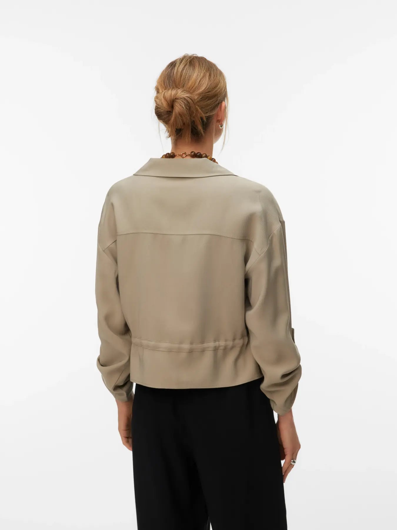 VMKATIE LS SHIRT WVN NOOS-Laurel Oak