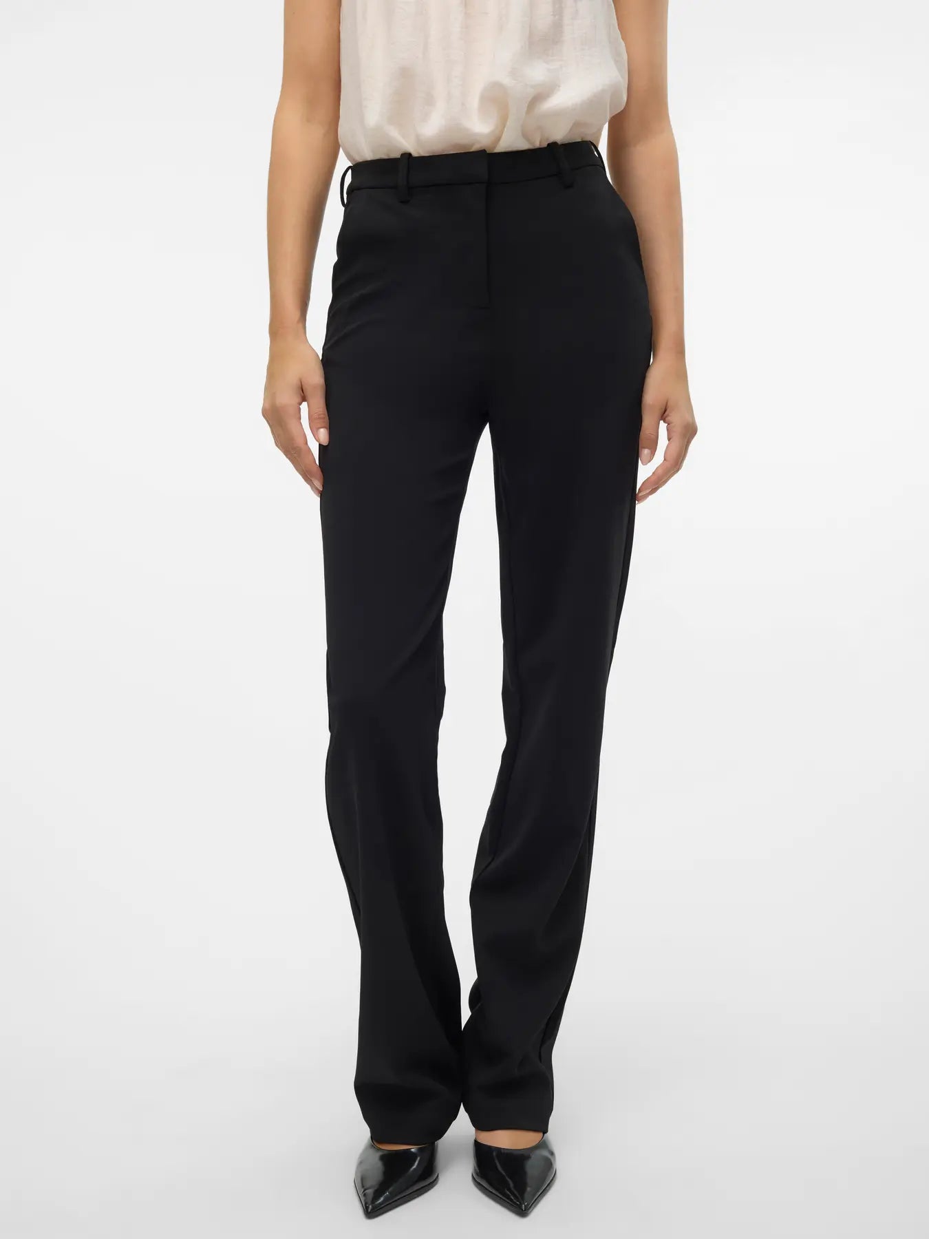 VMZAMIRA MW SLIM STRAIGHT PANT NOOS - svart