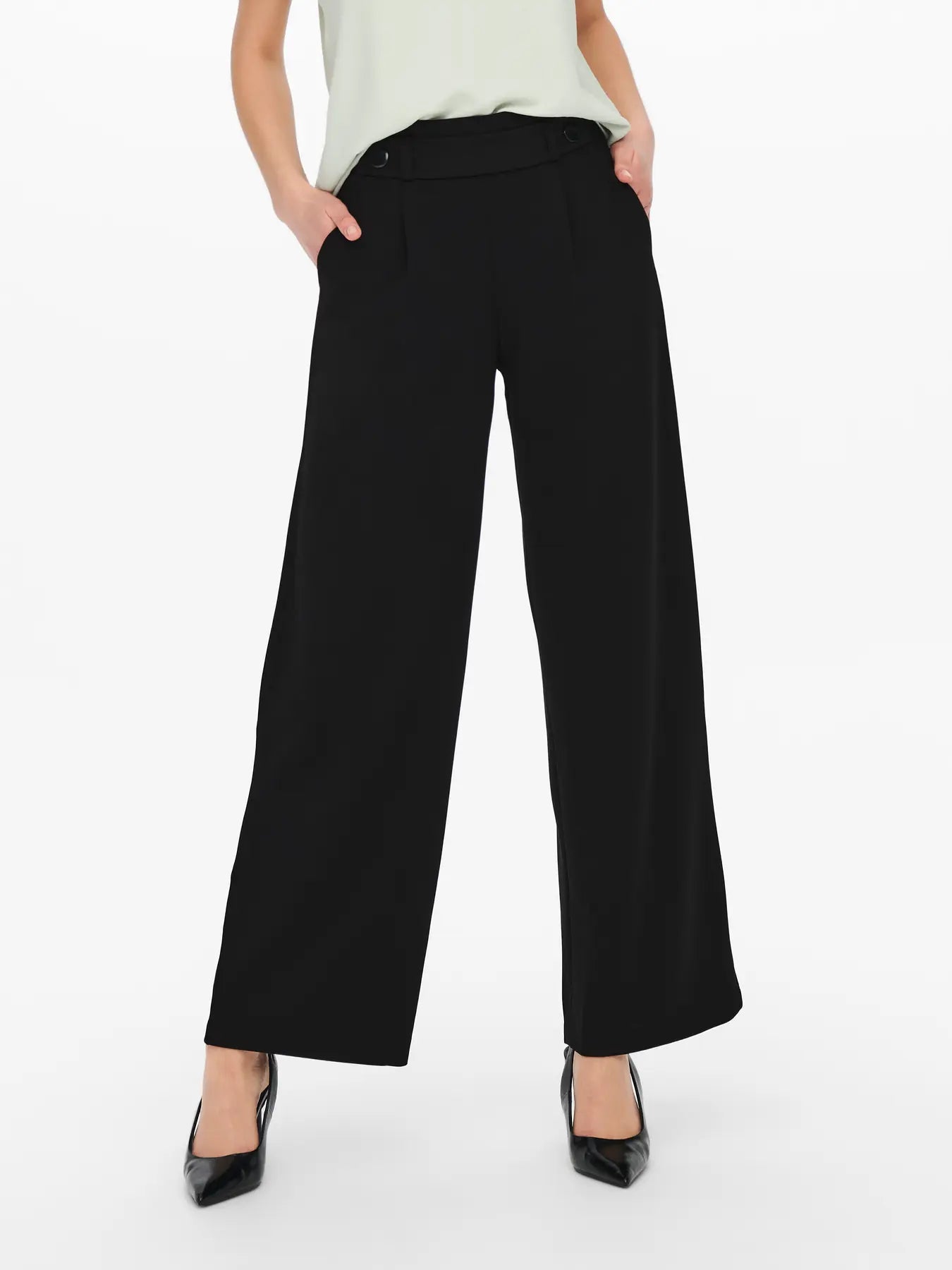 JDYGEGGO LIFE NEW LONG PANT JRS NOOS-svart