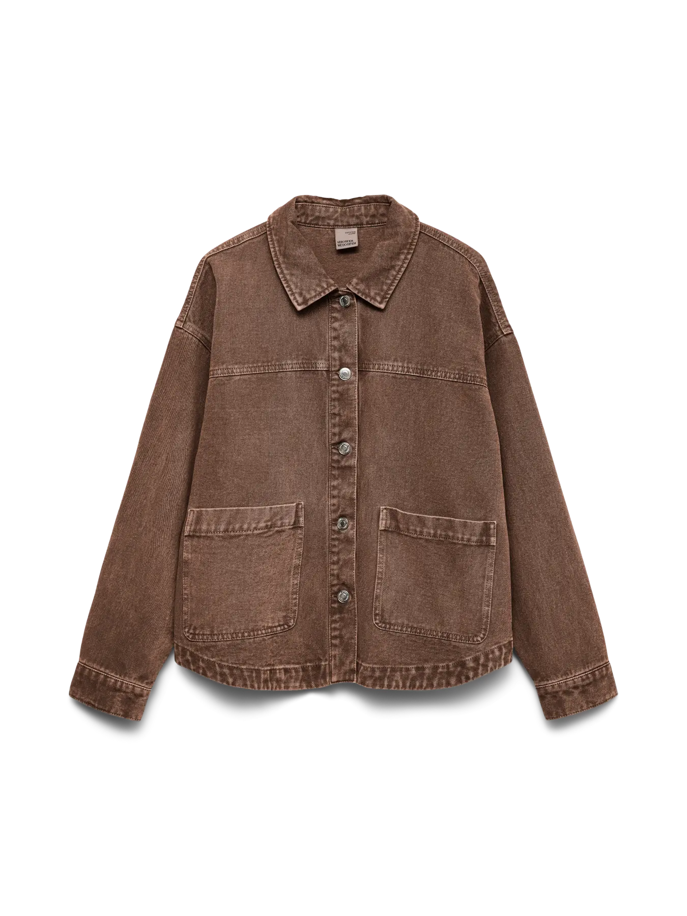 VMJAMIE LS DENIM SHACKET-BIRCH (Kopia)