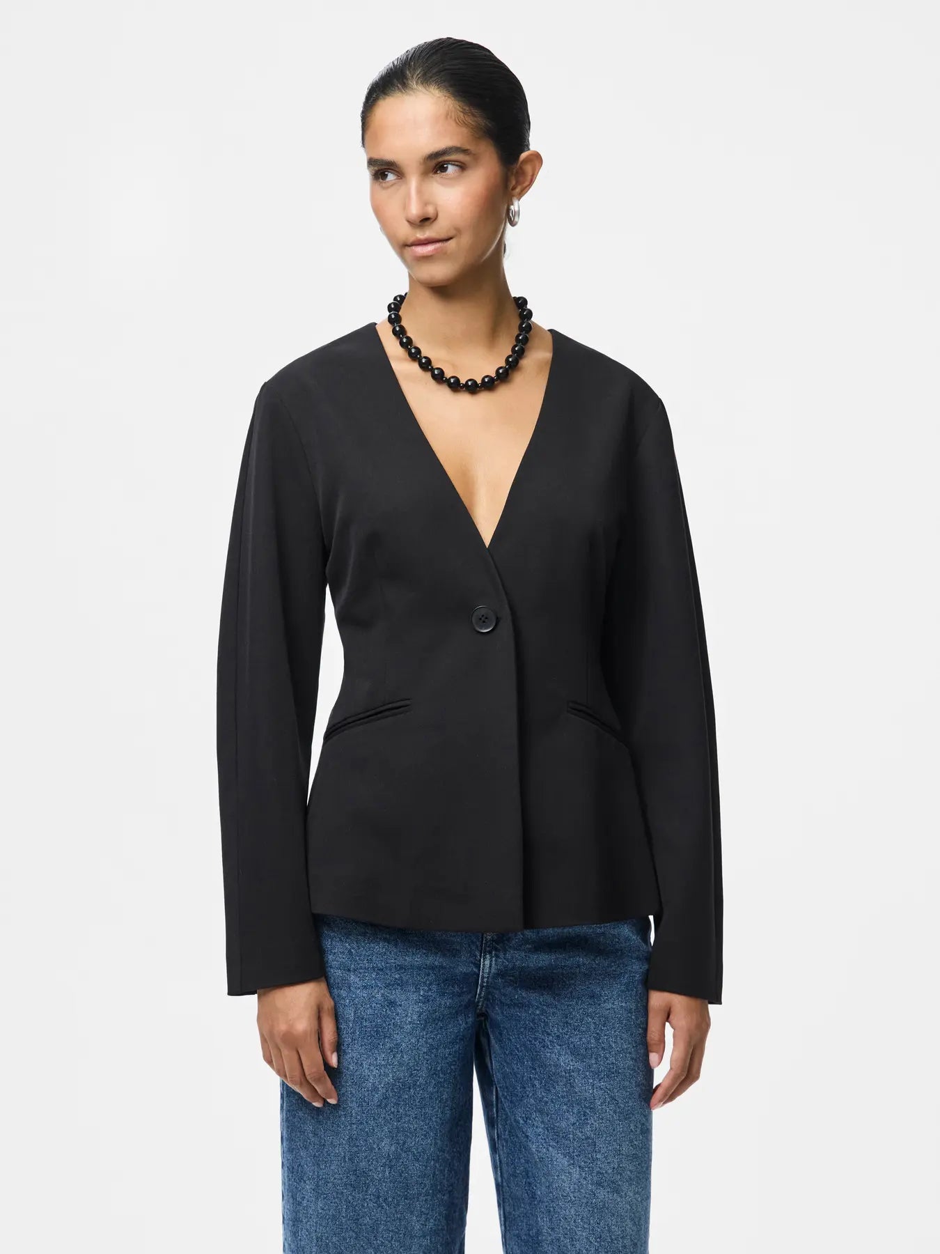 PCKAMIL LS FITTED BLAZER
