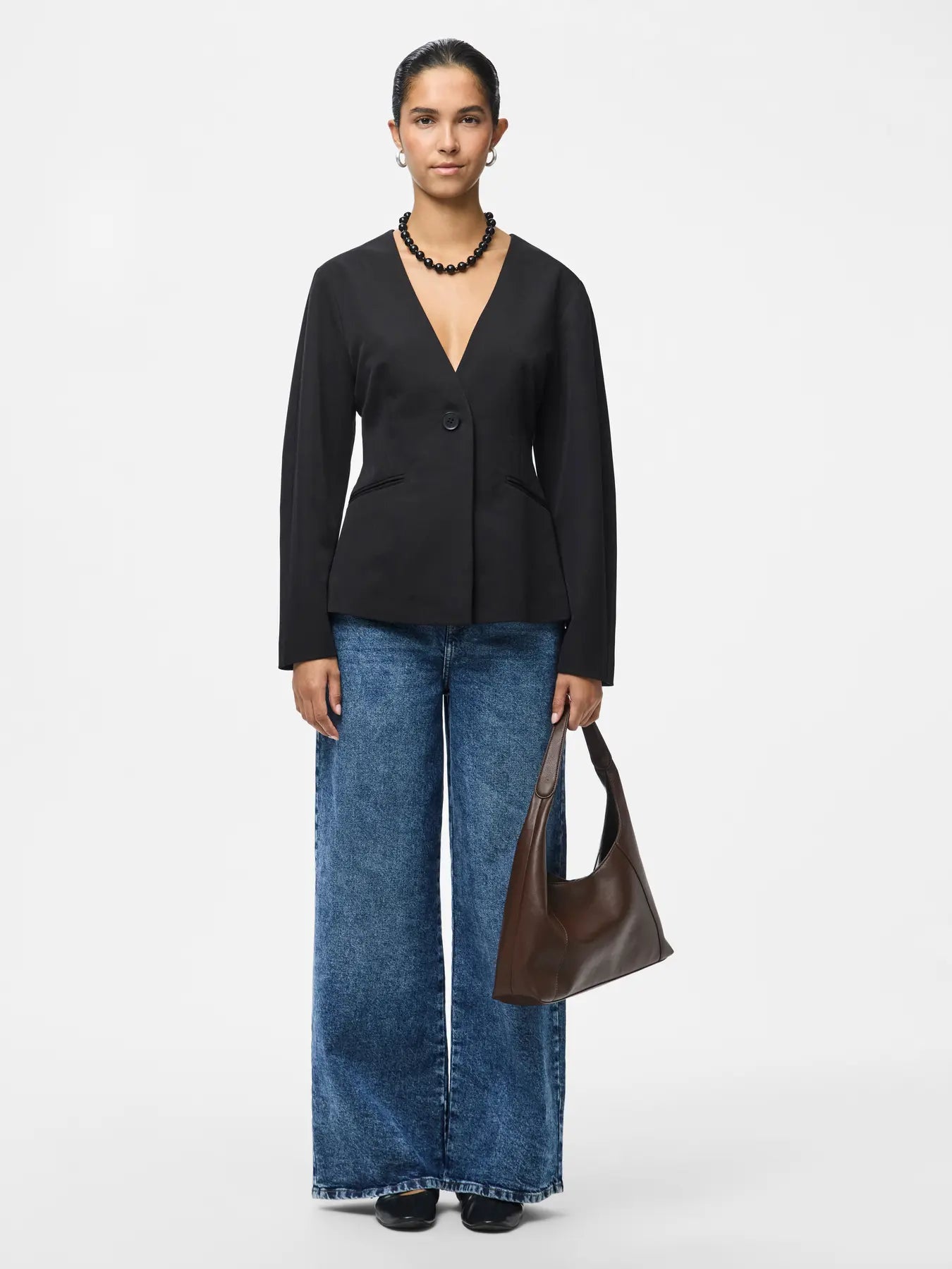 PCKAMIL LS FITTED BLAZER