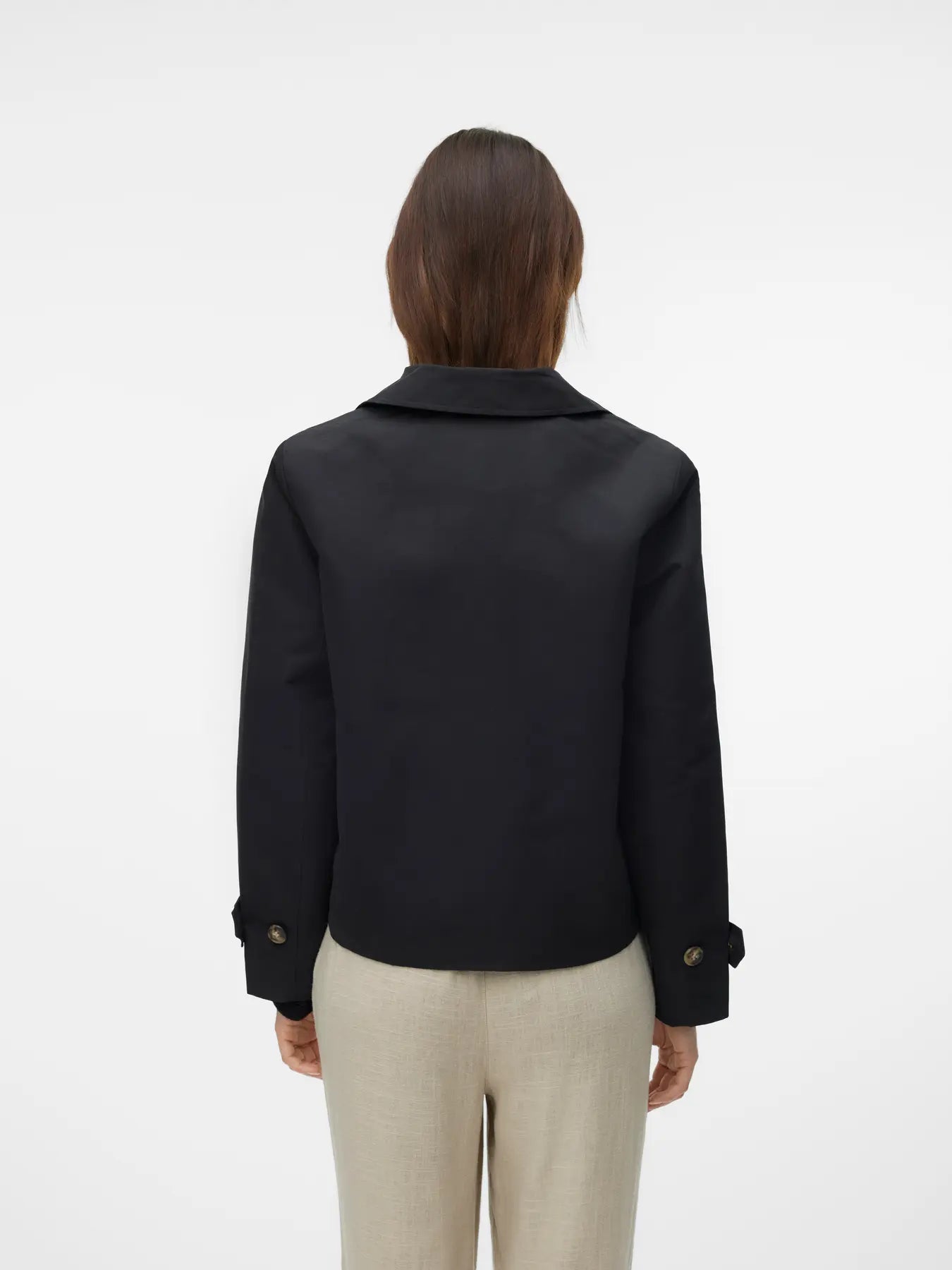 VMCHLOEMIA SHORT TRENCHCOAT NOOS-Black