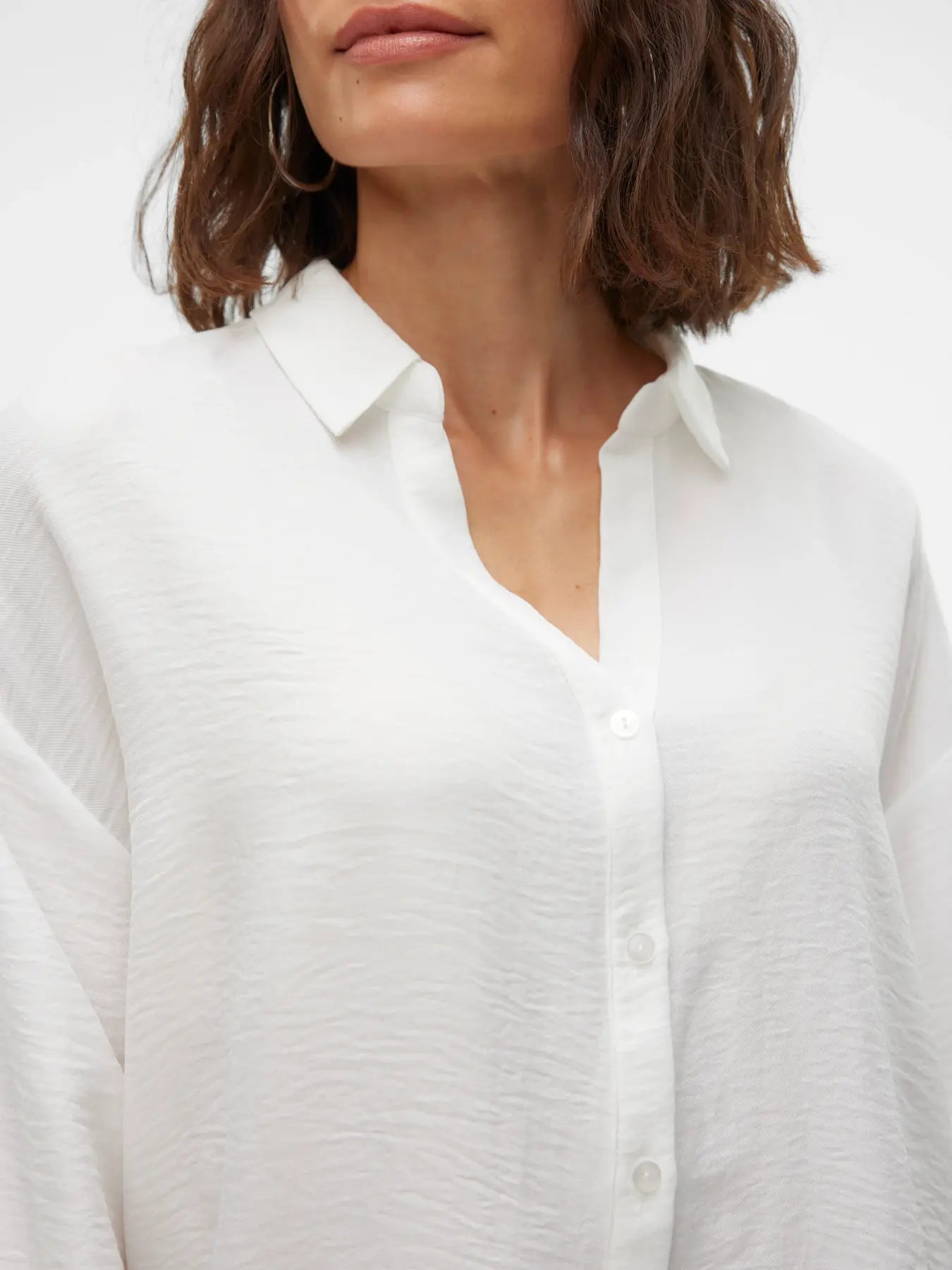VMMELANEY QUEENY LS SHIRT WVN NOOS-white
