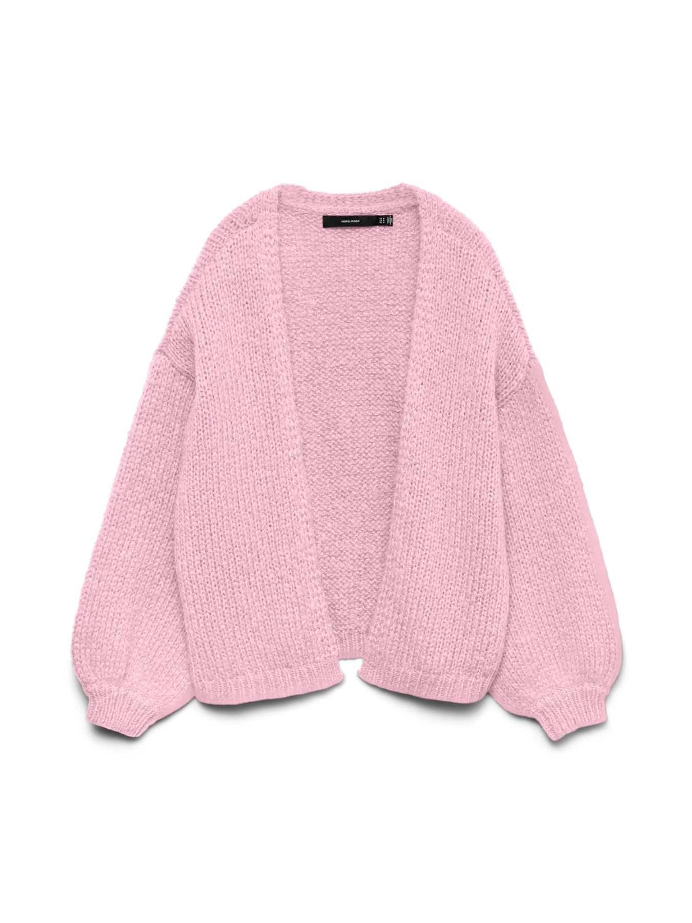 VMMAYBE LS OPEN CARDIGAN NOOS-parfait pink