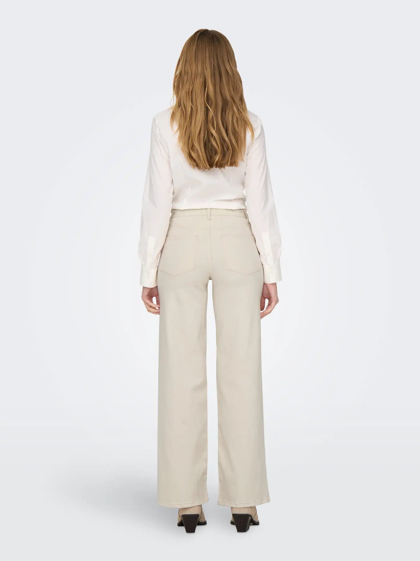 ONLMADISON BLUSH HW WIDE DNM -ecu