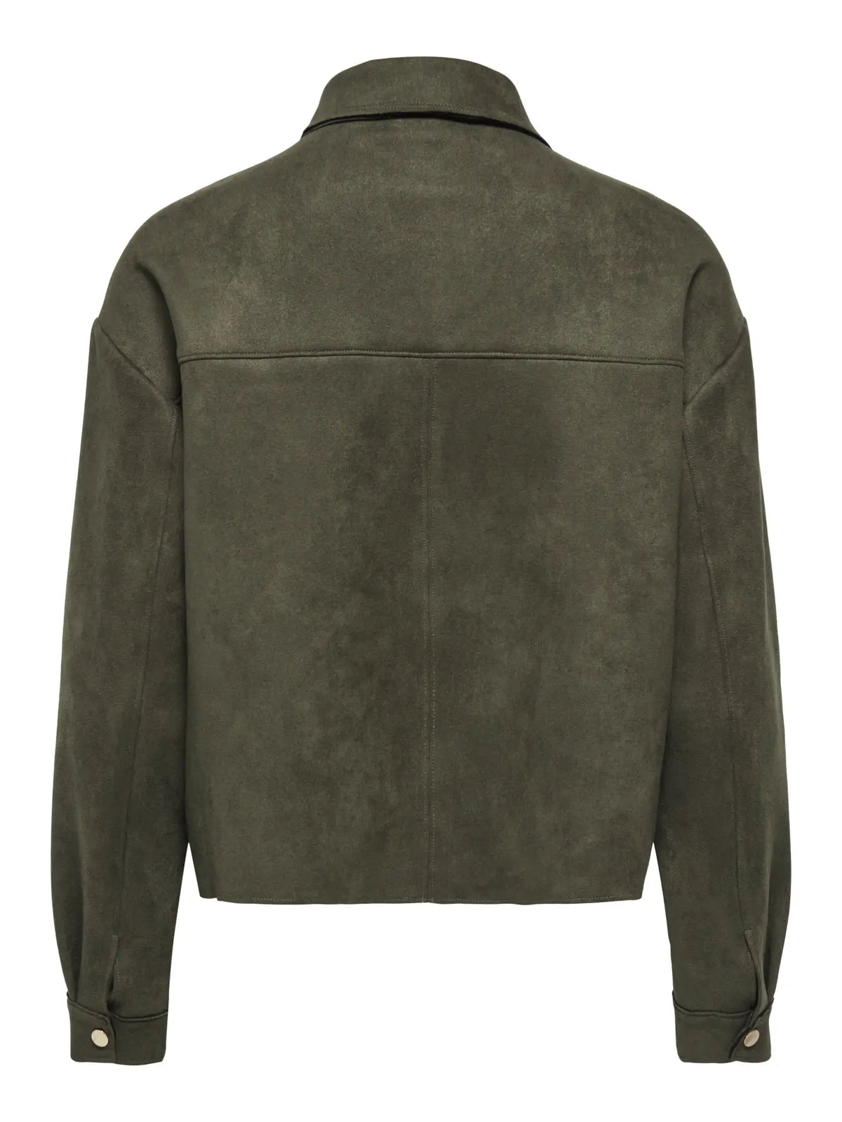 JDYJULLE L/S FAKE SUEDE SHIRT-BLACK OLIVE