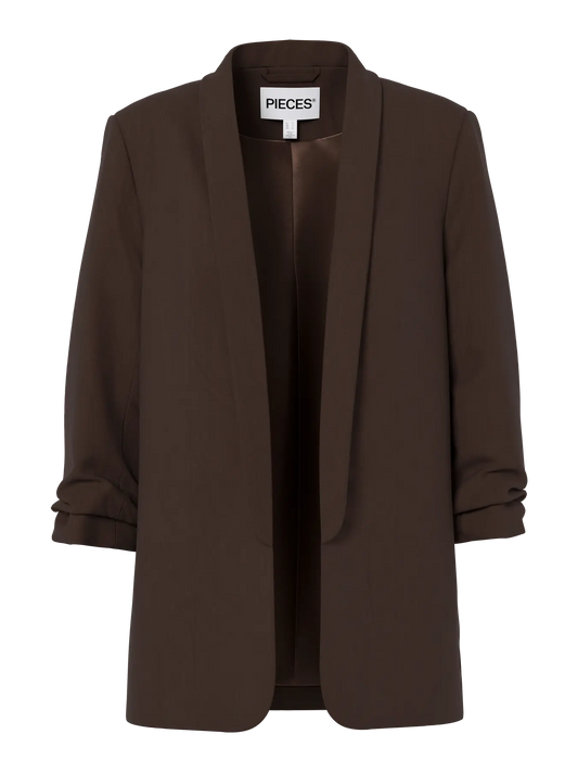 PCBOSELLA 3/4 BLAZER NOOS-BRUN